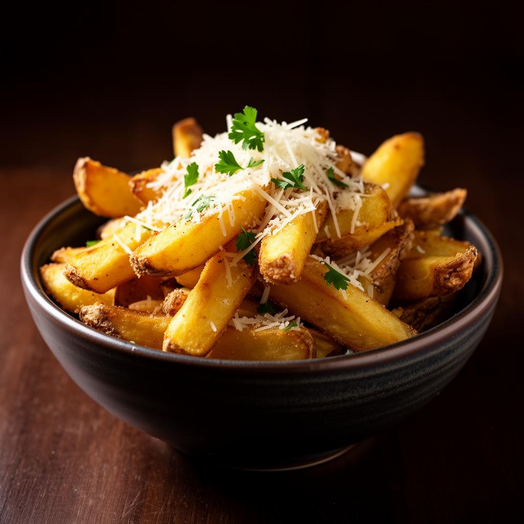 Truffle parmesan fries